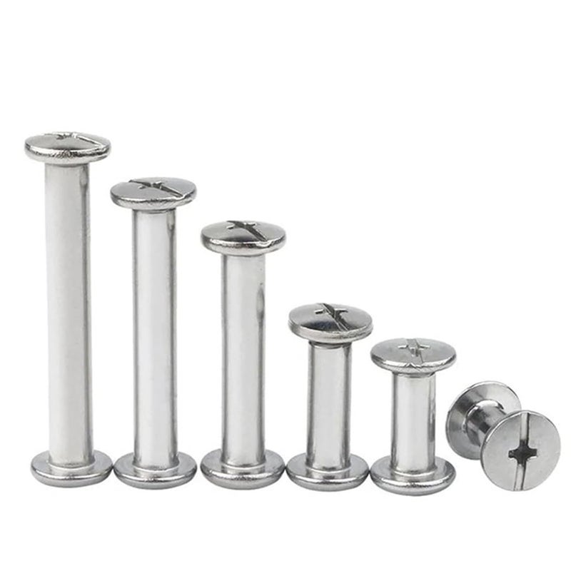 M4 Chicago Screws 100 Sets 304 Stainless Steel Binding Post For Leather Bag Photo Album Books - Image 5